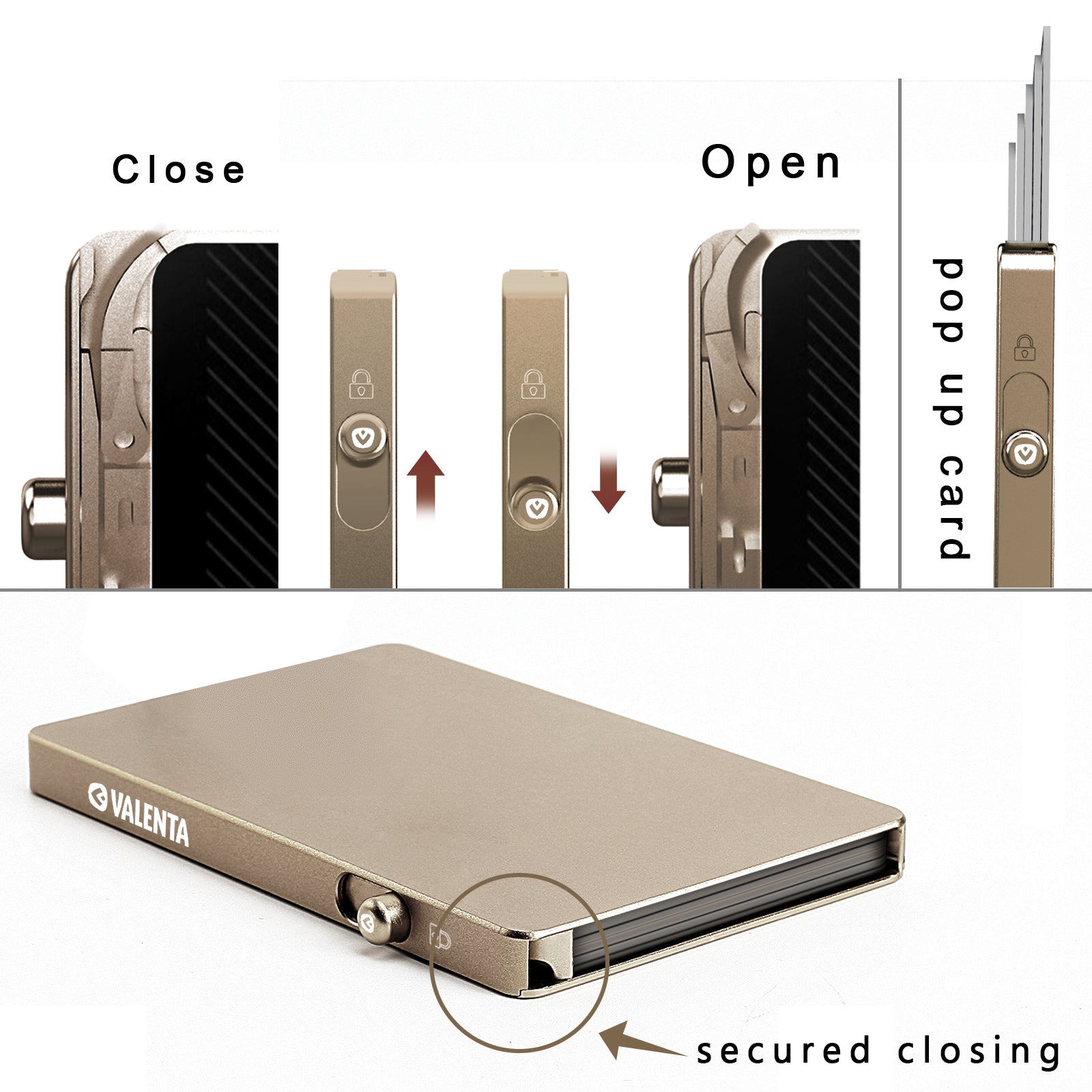 Cardprotector Aluminium MagSafe Titanium Natural