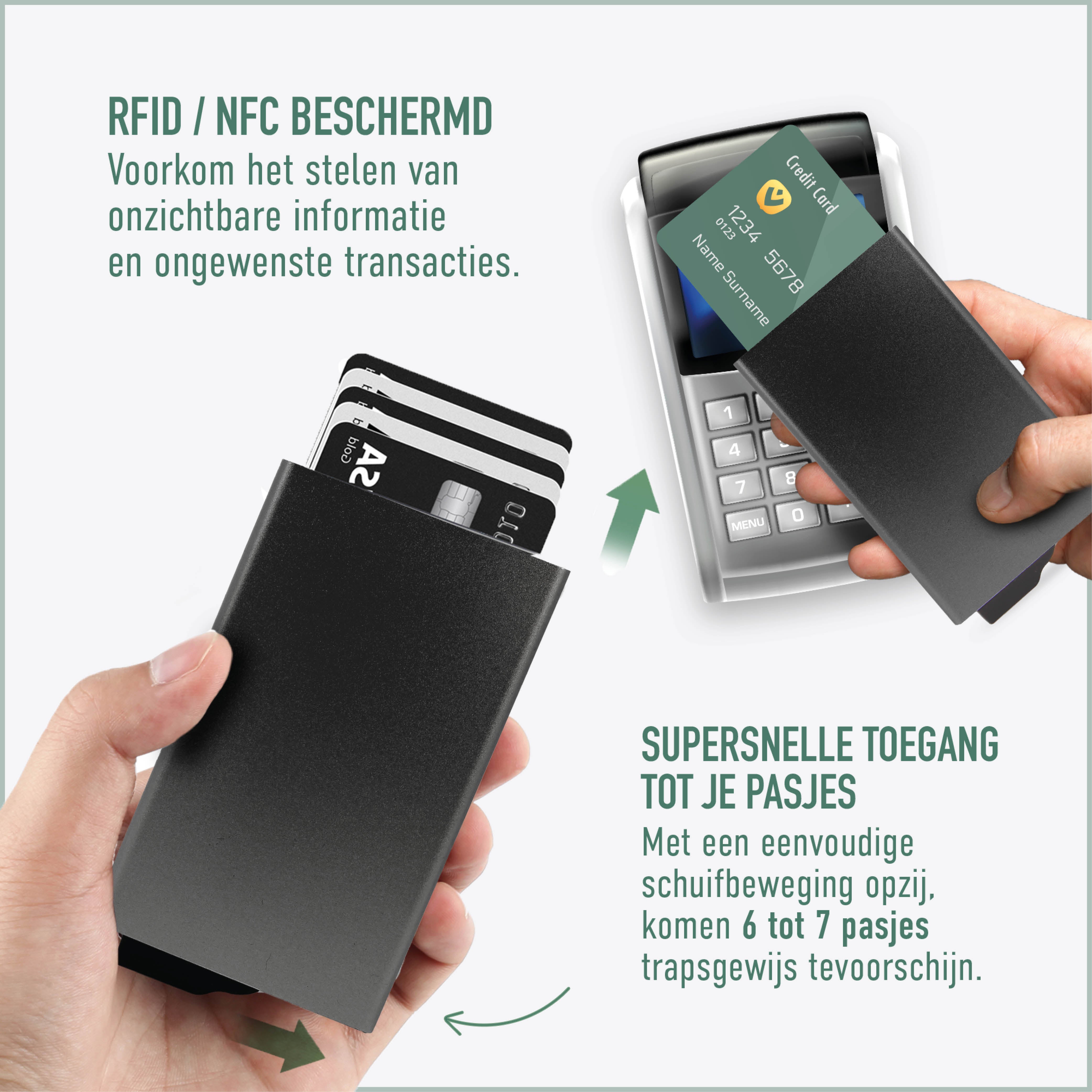 Valenta AirTag RFID - Porte Cartes de Crédit en Cuir véritable - 8