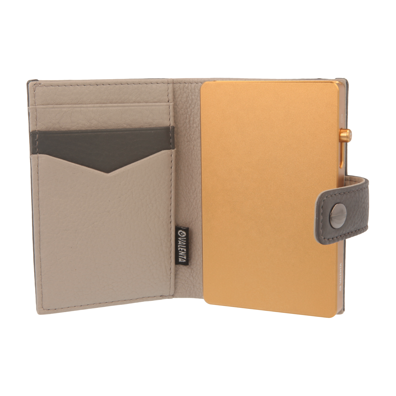 Cardprotector Gold + Card Wallet Luxe Grey