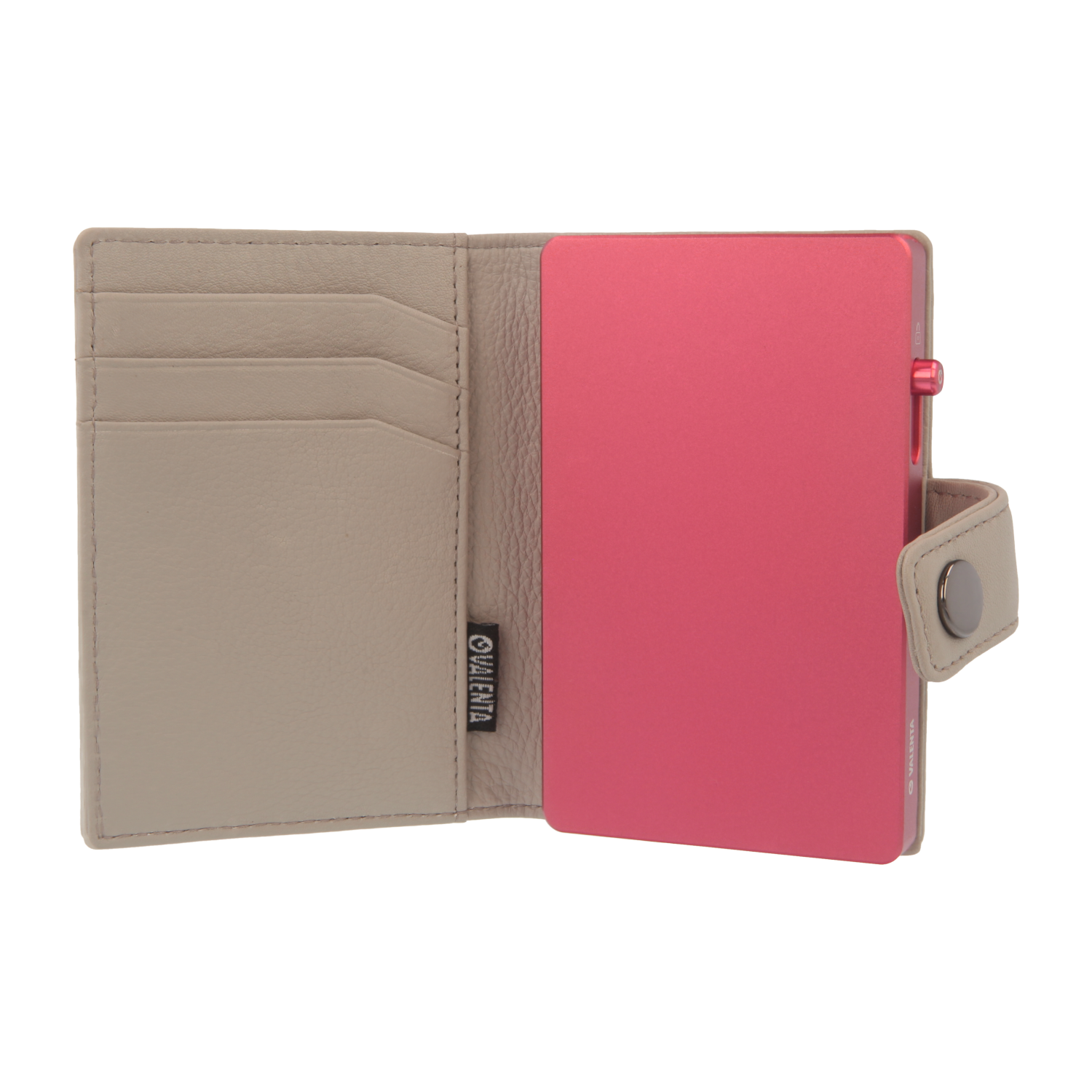 Cardprotector Pink + Card Wallet Standard Off-White