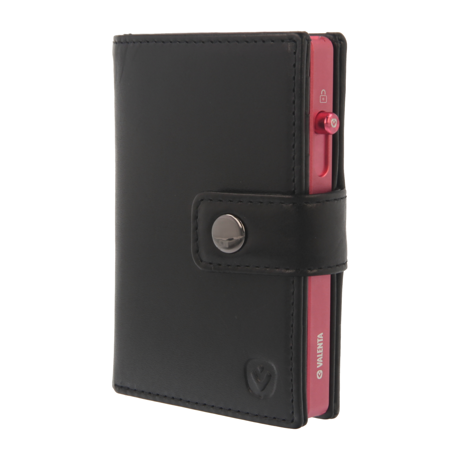 Cardprotector Pink + Card Wallet Luxe Black