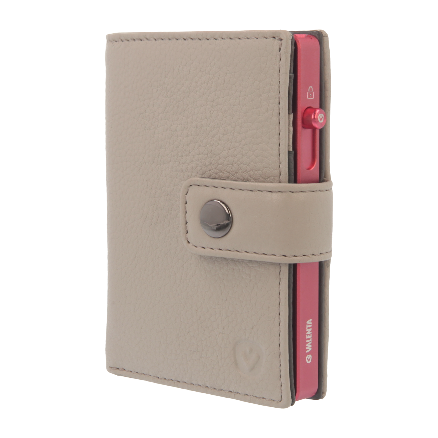 Cardprotector Pink + Card Wallet Luxe Off-White