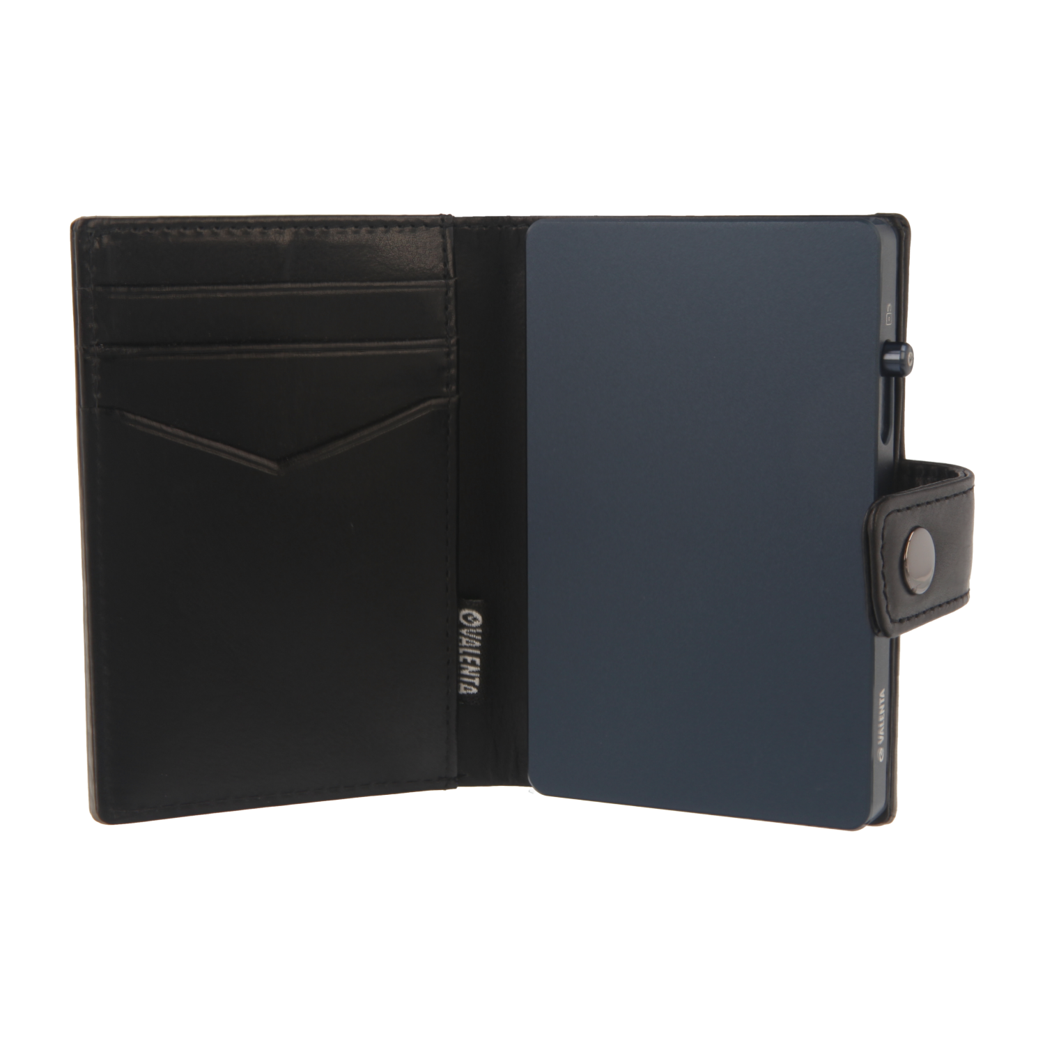 Cardprotector Titanium Blue + Card Wallet Luxe Black