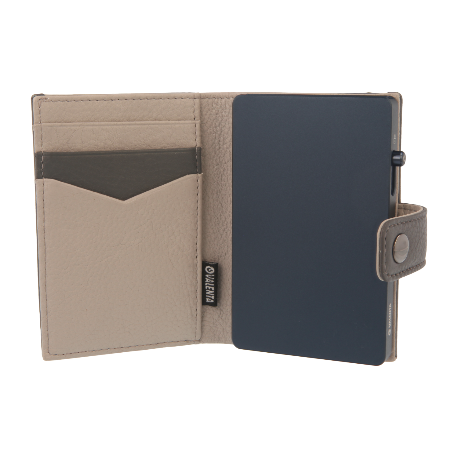 Cardprotector Titanium Blue + Card Wallet Luxe Grey