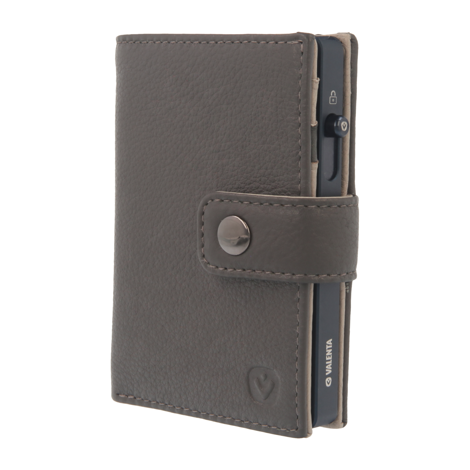 Cardprotector Titanium Blue + Card Wallet Luxe Grey