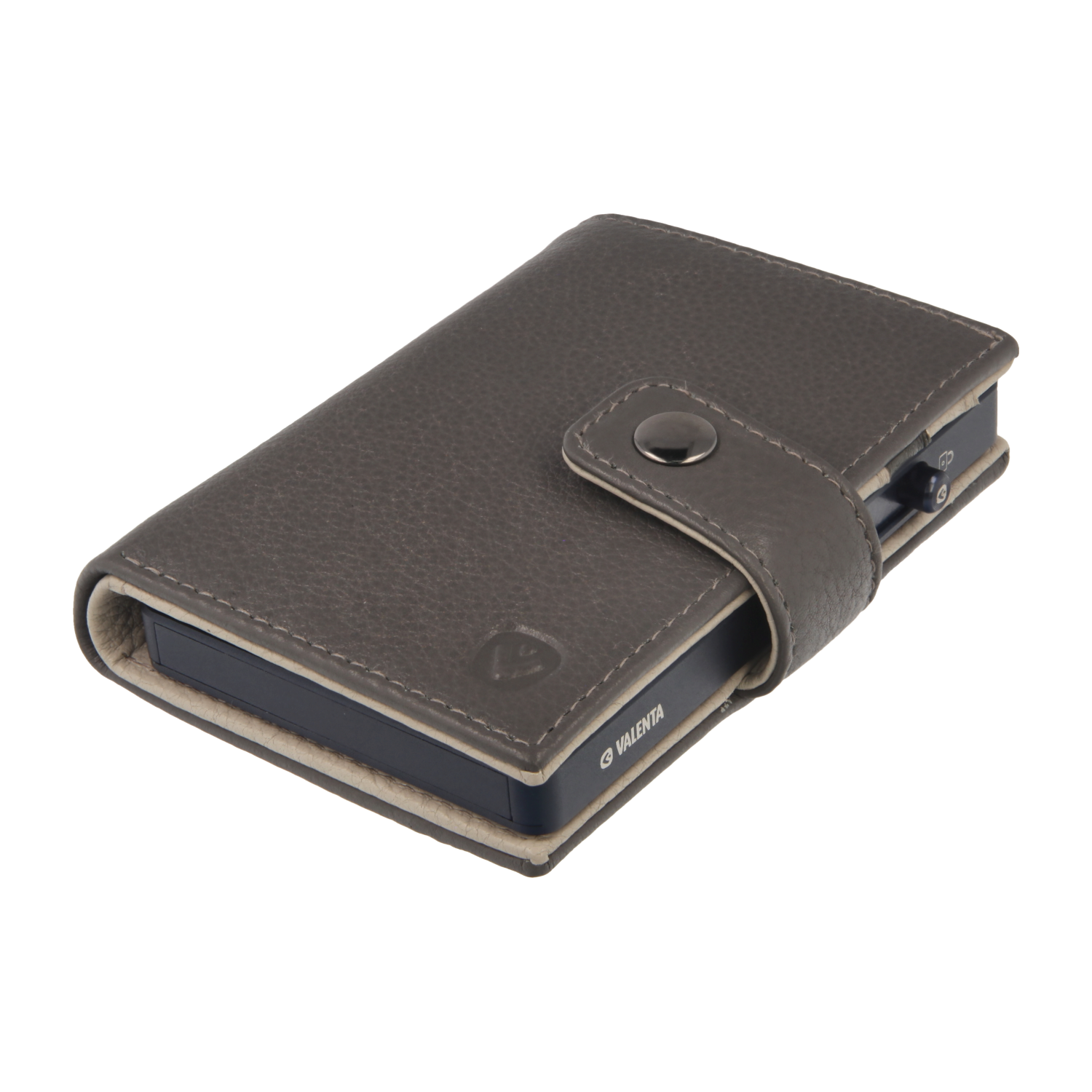 Cardprotector Titanium Blue + Card Wallet Luxe Grey