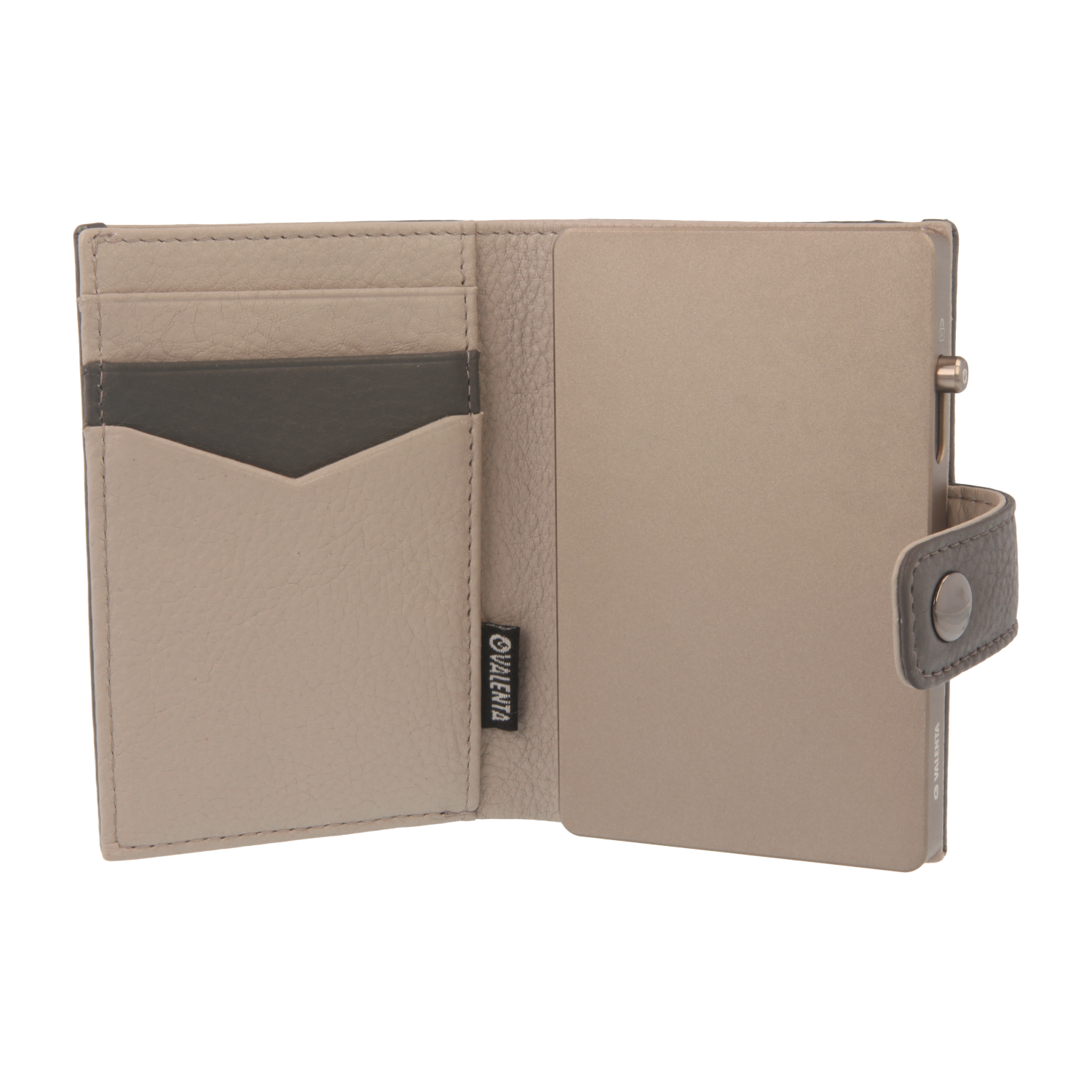 Cardprotector Titanium Natural + Card Wallet Luxe Grey