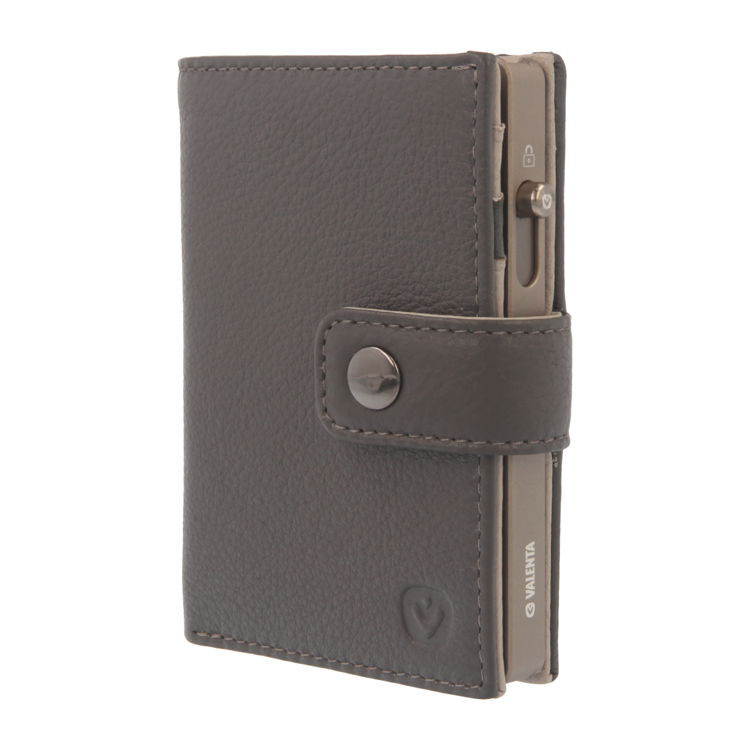 Cardprotector Titanium Natural + Card Wallet Luxe Grey