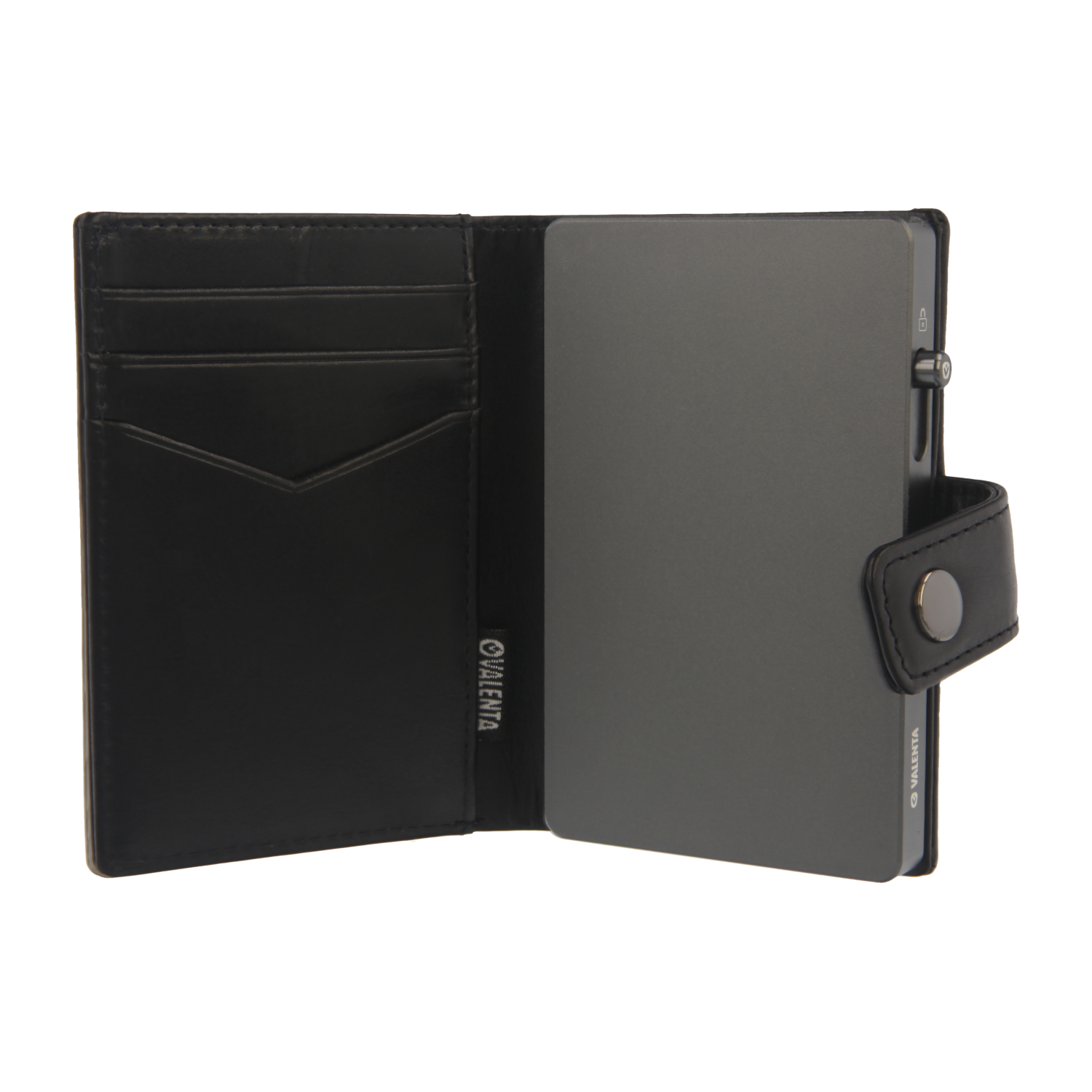 Cardprotector Graphite Grey + Card Wallet Luxe Black