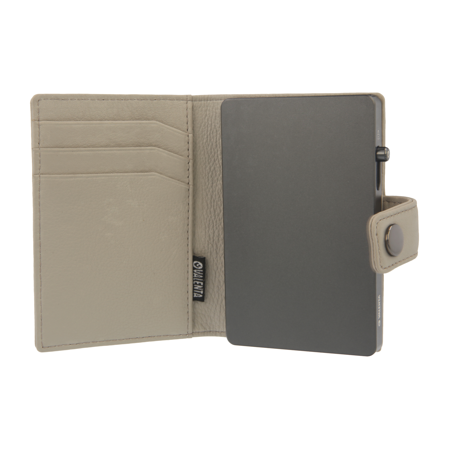 Cardprotector Graphite Grey + Card Wallet Standard Off-White